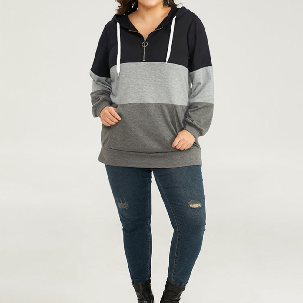 BloomChic Colorblock Hoodie - Picture 4 of 7